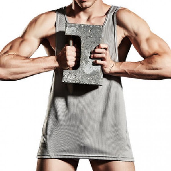 SUPERBODY Summer Casual Bodybuilding Sport Tanks Men Quick Drying Loose Sleeveless Fitness Vest