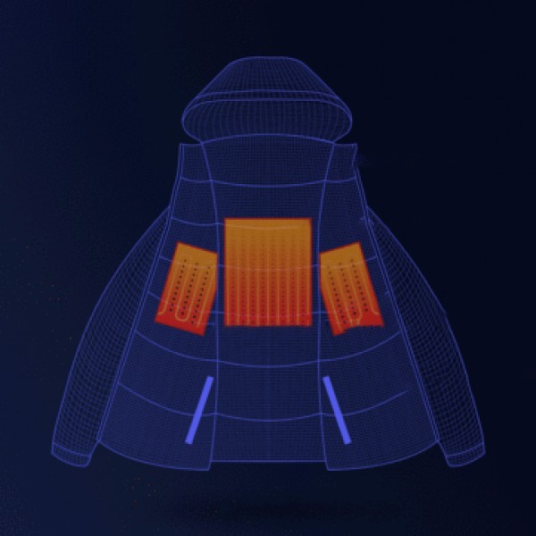 Uleemark 3.0 Smart Heating Down Jacket From Xiaomi Youpin Automatic Heating Waterproof Goose Feather 2-Size Style