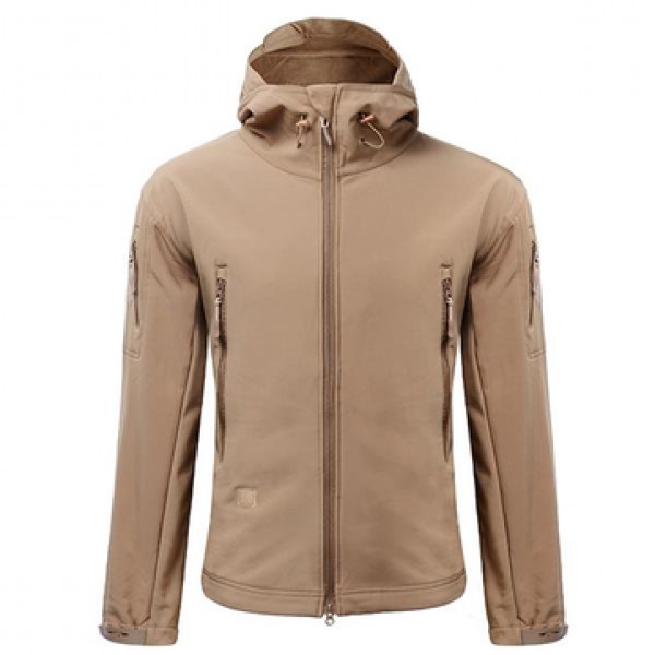 Men Camping Waterproof Windproof Skin Soft Shell Warm Coats Jacket