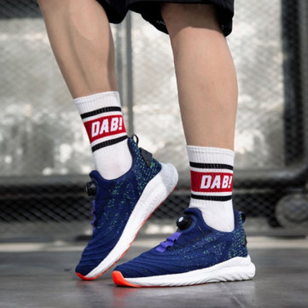 Uleemark U-lacer Rotating Buckle Shock Absorption Running Shoes Two-color Intelligent Night Light Breathable Sports Men Sneakers From Xiaomi Youpin