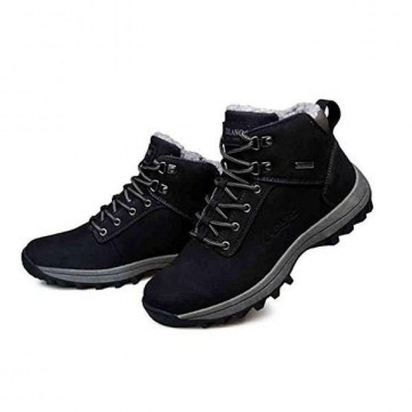 Men Winter Snow Boots Outdoor Fashion Sneaker Super Warm Lining Non-Slip Climbing Shoes