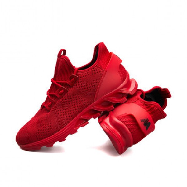 Men Lightweight Breathable Outdoor Athletic Running Shoes Casual Sneakers Slip-on Flat Sport Shoes