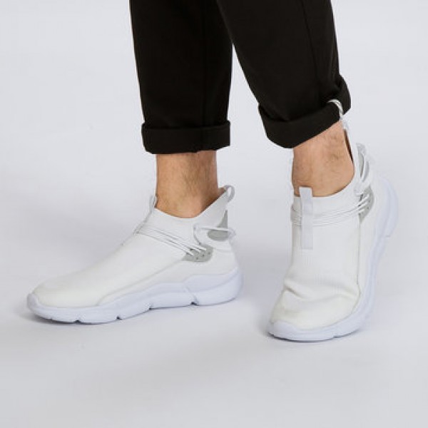 Uleemark High Fly Knit Men Sneakers Lock Buckle Design Sports Running Shoes Soft Wear Resistance Casual Shoes from xiaomi youpin