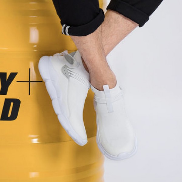 Uleemark High Fly Knit Men Sneakers Lock Buckle Design Sports Running Shoes Soft Wear Resistance Casual Shoes from xiaomi youpin
