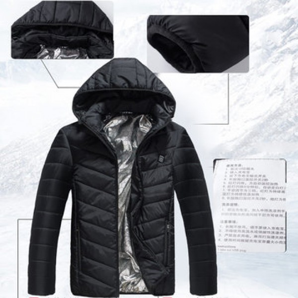 TENGOO Warm-D Intelligent Smart Heating Cotton Jacket 3 Modes Heating