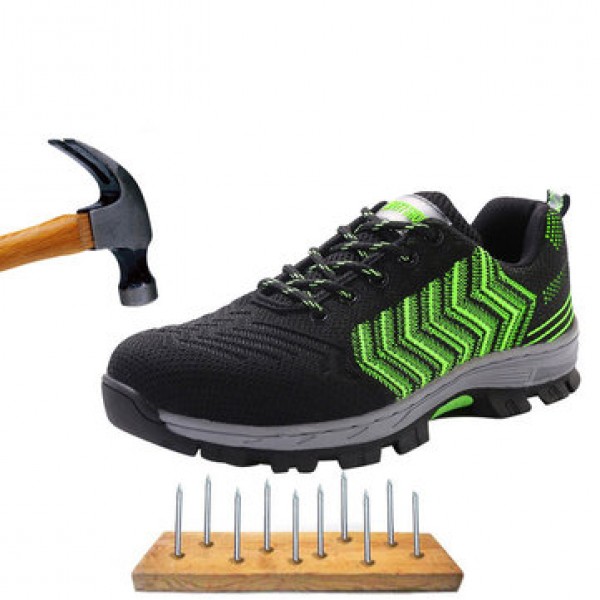 TENGOO Safety Shoes Work Shoes Steel Teo Mens Outd...