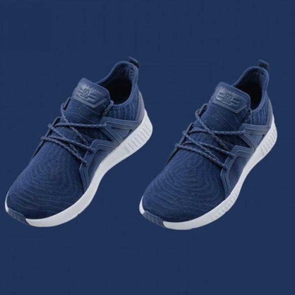 90FUN Men One Piece Weaving Breathable High Elasticity Sport Running Shoes Sneakers from xiaomi youpin