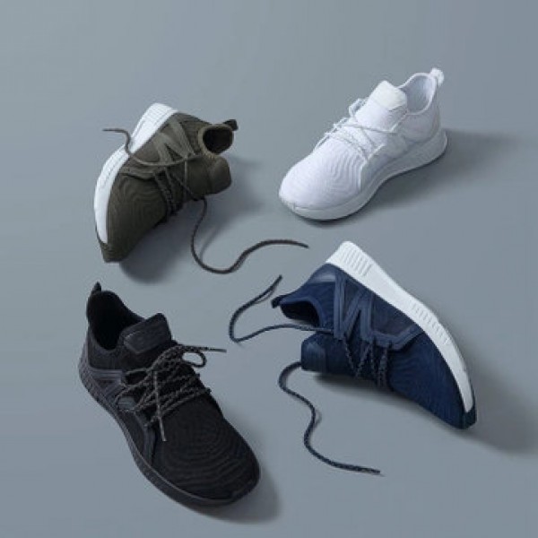 90FUN Men One Piece Weaving Breathable High Elasticity Sport Running Shoes Sneakers from xiaomi youpin