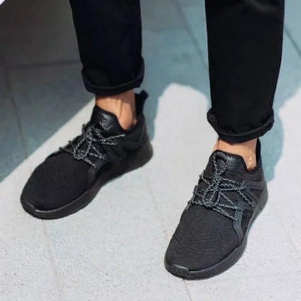 90FUN Men One Piece Weaving Breathable High Elasticity Sport Running Shoes Sneakers from xiaomi youpin