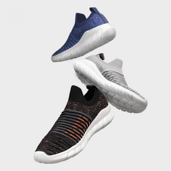 FREETIE Fly Knit Fabric Men Sneakers Anti-bending EVA Shock Absorption Sports Running Shoes Ultralight Breathable Walking Shoes from xiaomi youpin