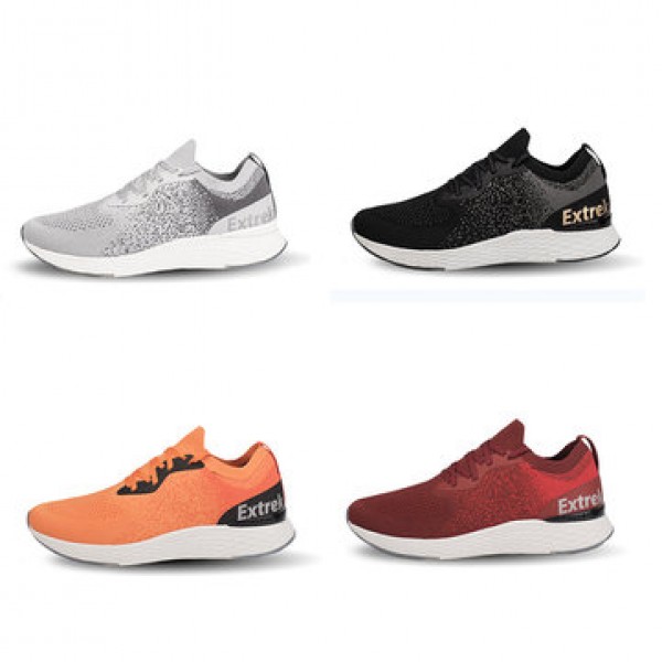 EXTREK COOLMAX Fly Knit Men Sneakers Ultralight Shock Absorotion Antibacterial Sports Running Shoes Breathable Casual Shoes from xiaomi youpin