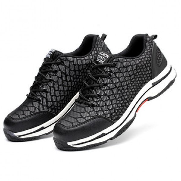 Men Luminous Running Shoes Outdoor Hiking Climbing Shoes Breathable Work Shoes