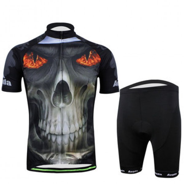 Personalized Pattern Men Short Sleeve Breathable Jerseys and Shorts Bike Wear Aogda Bicycle Kit
