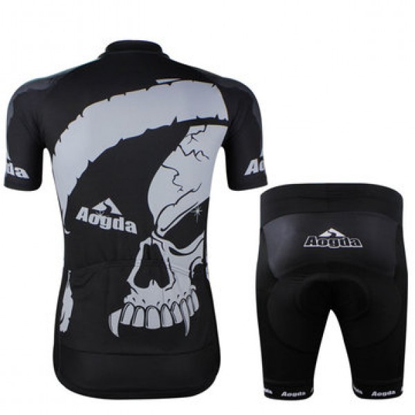 Personalized Pattern Men Short Sleeve Breathable Jerseys and Shorts Bike Wear Aogda Bicycle Kit