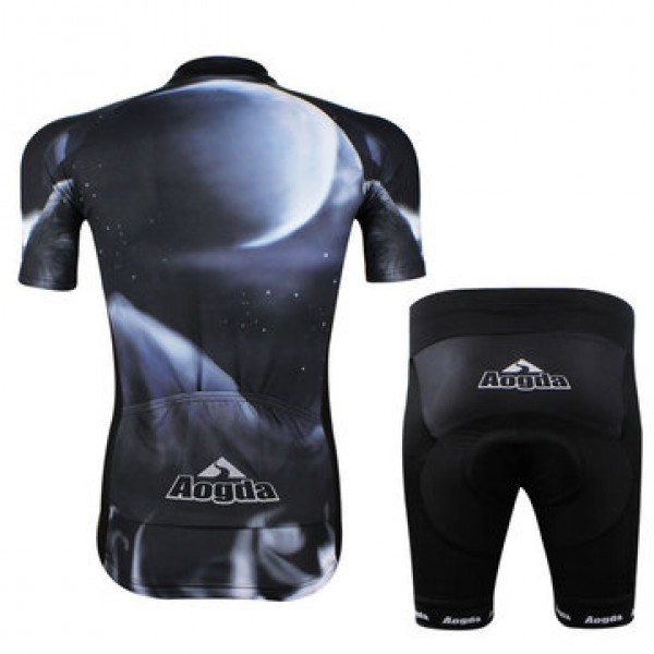 Personalized Pattern Men Short Sleeve Breathable Jerseys and Shorts Bike Wear Aogda Bicycle Kit