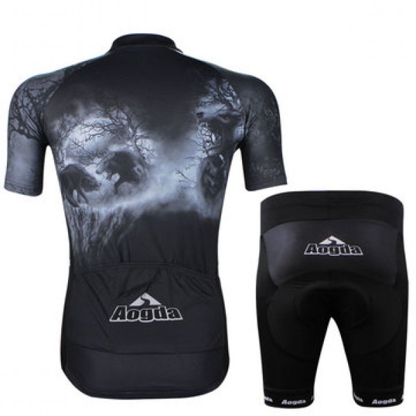 Personalized Pattern Men Short Sleeve Breathable Jerseys and Shorts Bike Wear Aogda Bicycle Kit