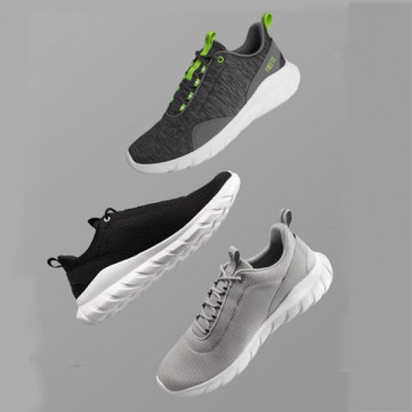 FREETIE Men Sneakers Ultralight Breathable Soft Sport Running Shoes Grey Green Warmth Thicken Winter Shoes From Xiaomi Youpin