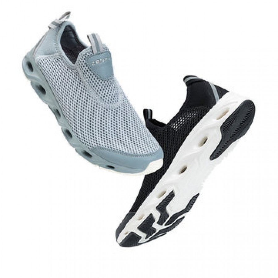 zenph summer men sneakers quick drying breathable lightweight sports running shoes non slip wear resistant shoes from xiaomi youpin Sale Banggood