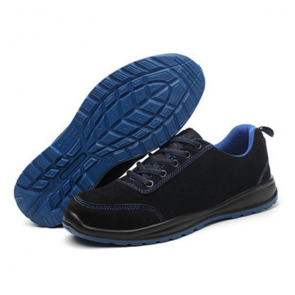 TENGOO Men Safety Shoes Work Shoes Steel Toe Wearable Anti-Smashing Non-Slip Running Sports Sneakers