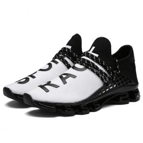 Blade Runner Male Breathable Flying Weave Running Shoes Shock Absorber Sneakers Size 38-44