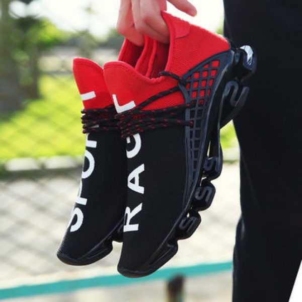 Blade Runner Male Breathable Flying Weave Running Shoes Shock Absorber Sneakers Size 38-44