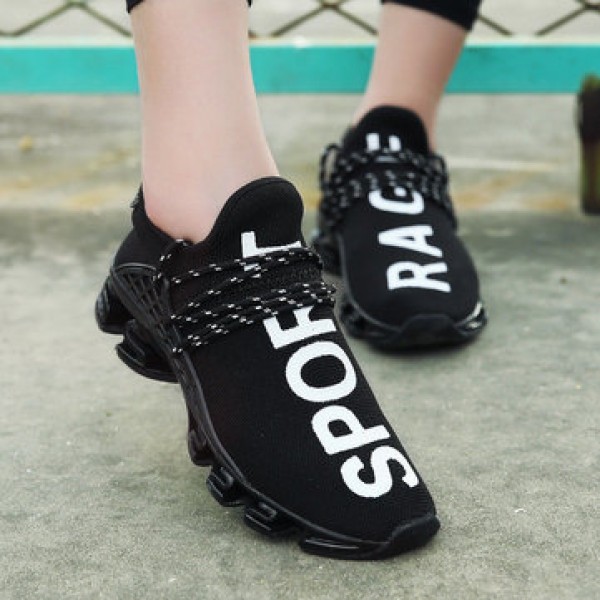 Blade Runner Male Breathable Flying Weave Running Shoes Shock Absorber Sneakers Size 38-44