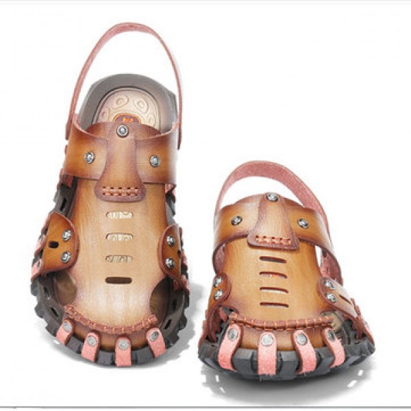 Men Beach Sandals Summer Slippers Soft Flat-bottomed Slippers Microfiber Shoe Size 6.5-11.5