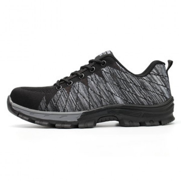 Men Breathable Non-Slip Wear-Resistant Working Sports Safety Labor Anti-Smashing Sneakers Shoes