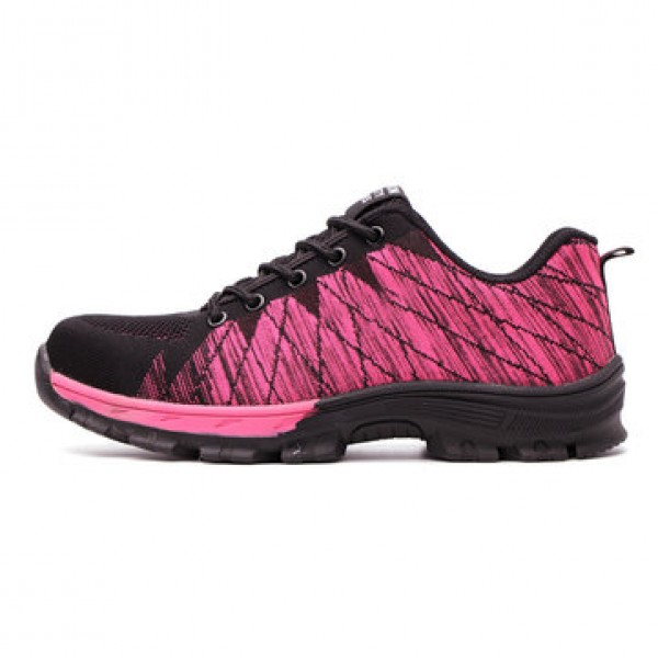 Men Breathable Non-Slip Wear-Resistant Working Sports Safety Labor Anti-Smashing Sneakers Shoes