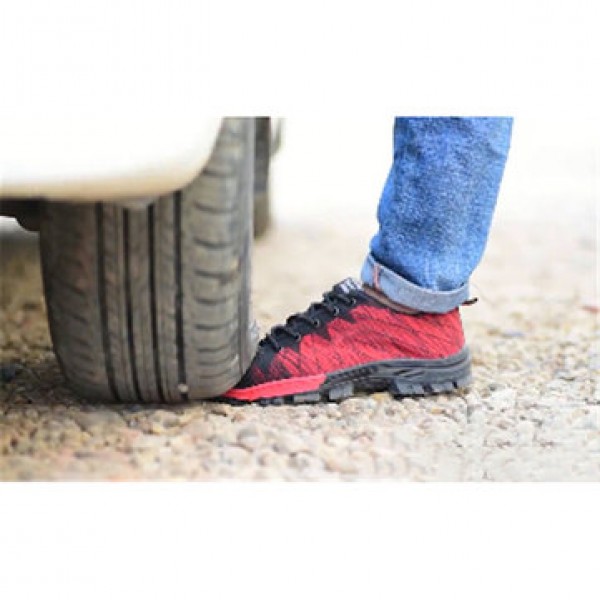Men Breathable Non-Slip Wear-Resistant Working Sports Safety Labor Anti-Smashing Sneakers Shoes