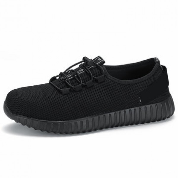 TENGOO Men Safety Shoes Waterproof Work Shoes Running Hiking Camping Shoes Non-Slip Soft