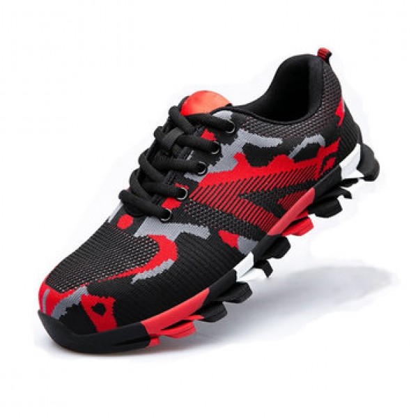 TENGOO Men Safety Shoes Steel Toe Work Shoes Breathable Non-Slip Anti-smashing Running Hiking Shoes