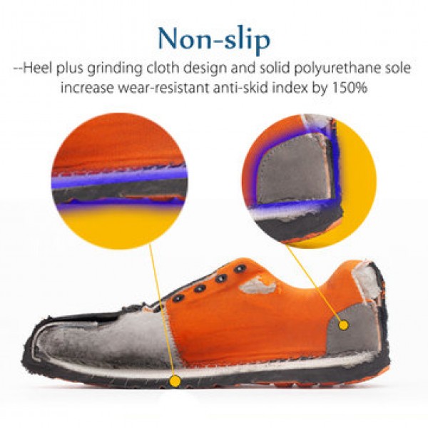 TENGOO Men Safety Shoes Steel Toe Work Sneakers Slip Resistant Waterproof Breathable Hiking Climbing Running Shoes