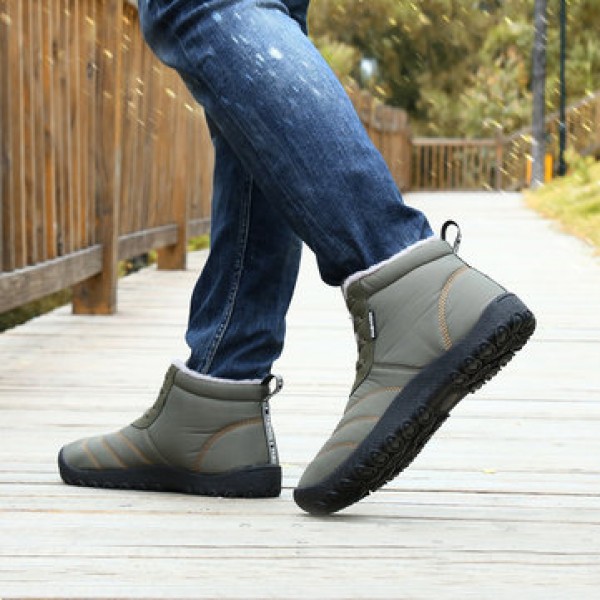 P335 Outdoor Winter Sport Men Women Ankle Boots Lace-up Trekking Worker Fleece Lined Shoes Sneakers