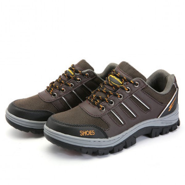 TENGOO Men Safety Shoes Steel Toe Work Shoes Running Hiking Sneakers Non-Slip Waterproof