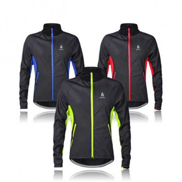 WOLFBIKE 3 Colors Riding Jersey Fleece Keep Warm W...