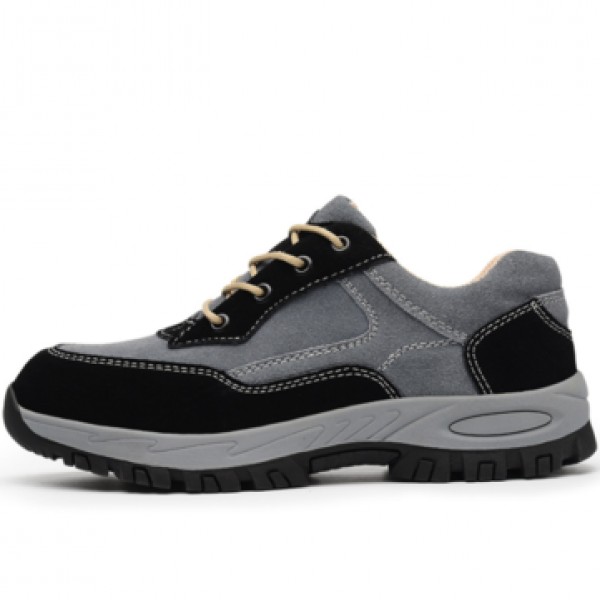 TENGOO Men Safety Shoes Work Shoes Waterproof Non-Slip Steel Toe Running Hiking Sneakers