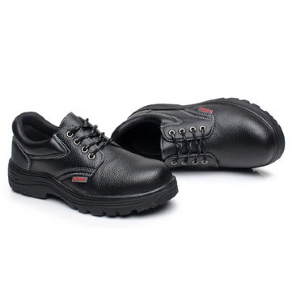TENGOO Men Leather Hiking Steel Toe Work Safety Mesh Anti-slip Anti-Collision Climbing Shoes Safety Shoes