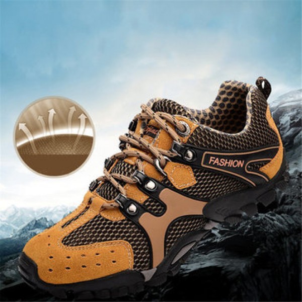 Gracosy Hiking Shoes Non-Slip Breathable Wearable Running Shoes Camping Outdoor Shoes
