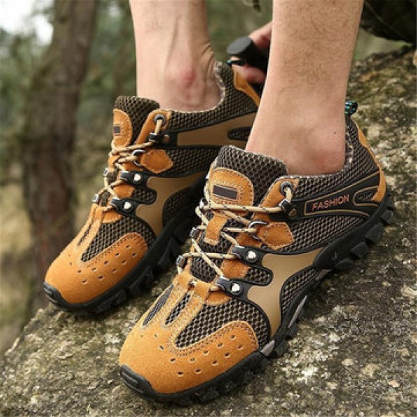 Gracosy Hiking Shoes Non-Slip Breathable Wearable Running Shoes Camping Outdoor Shoes