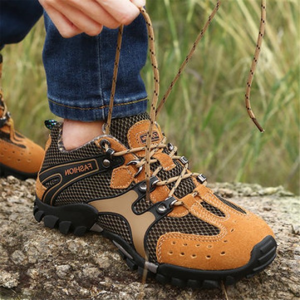 Gracosy Hiking Shoes Non-Slip Breathable Wearable Running Shoes Camping Outdoor Shoes