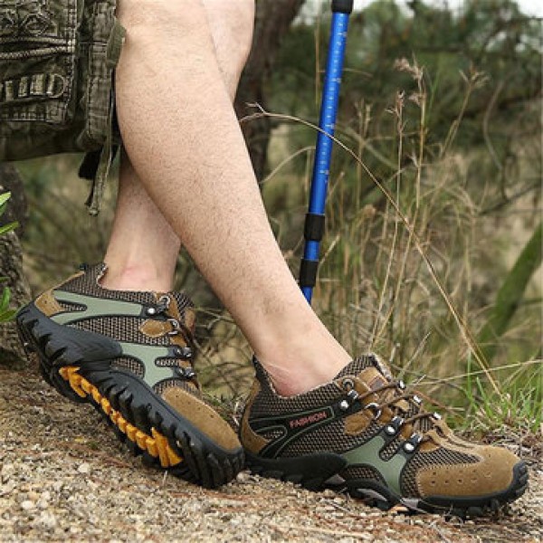 Gracosy Hiking Shoes Non-Slip Breathable Wearable Running Shoes Camping Outdoor Shoes