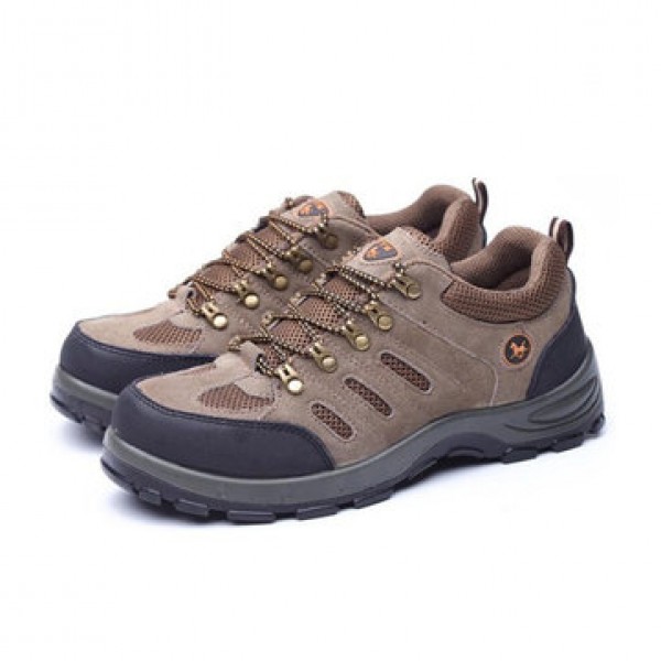 TENGOO Men Safety Shoes Work Shoes Steel Toe Breathable Climbing Hiking Outdoor Boots Sneakers