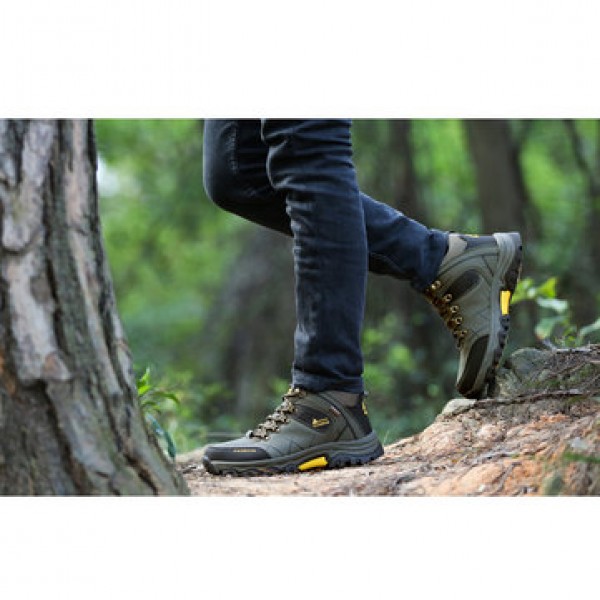 Mens Big Size Trail Hiking Boots Waterproof Athletic Non Slip Outdoors Shoes