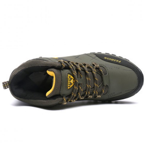 Mens Big Size Trail Hiking Boots Waterproof Athletic Non Slip Outdoors Shoes