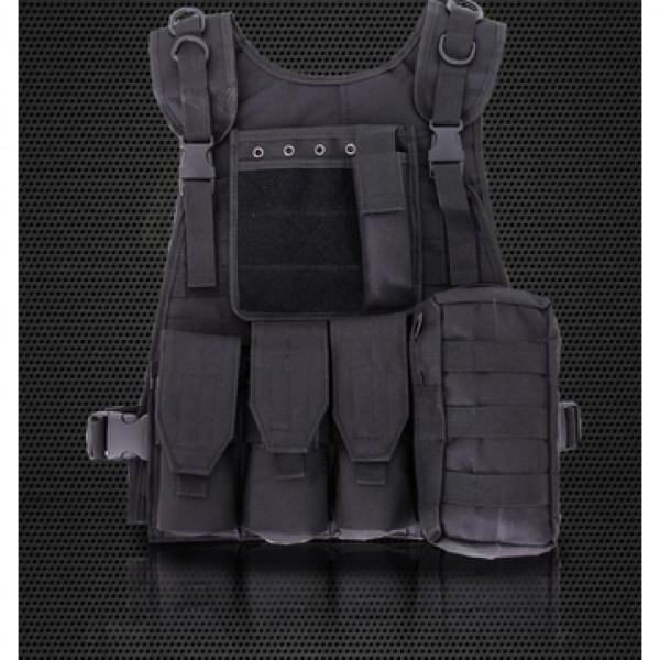 Amphibious Forces Camouflage Combat Vest Multi Pockets Fishing Tactical CS Outdoor