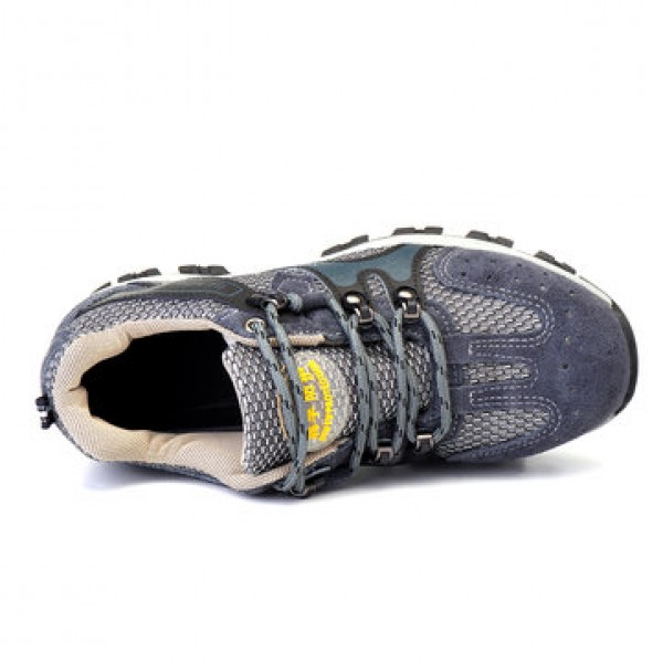 TENGOO Men Safety Shoes Steel Toe Work Sneakers Slip Resistant Breathable Hiking Climbing Running Shoes