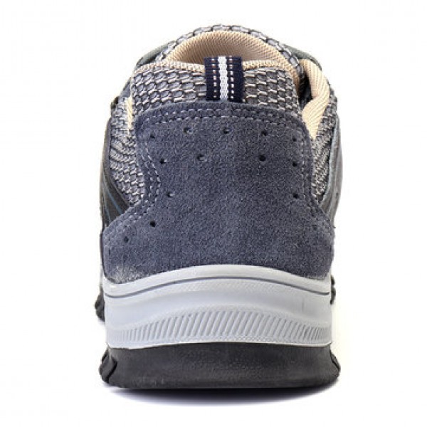 TENGOO Men Safety Shoes Steel Toe Work Sneakers Slip Resistant Breathable Hiking Climbing Running Shoes