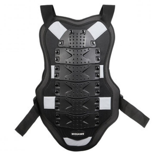 WOSAWE BC334 Unisex PE Sleeveless Tactical Vest Outdoor Hunting Protector Back Support Training Vest
