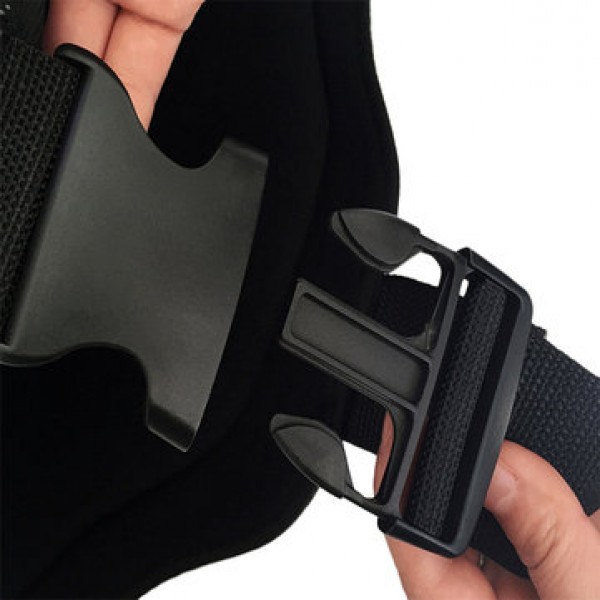 WOSAWE BC334 Unisex PE Sleeveless Tactical Vest Outdoor Hunting Protector Back Support Training Vest